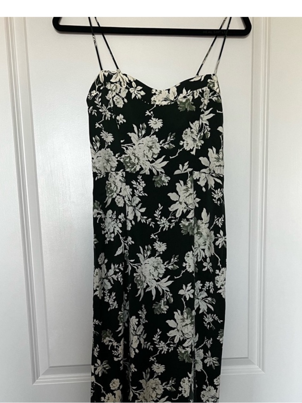 Abercrombie & Fitch Green & White Floral Maxi Dress